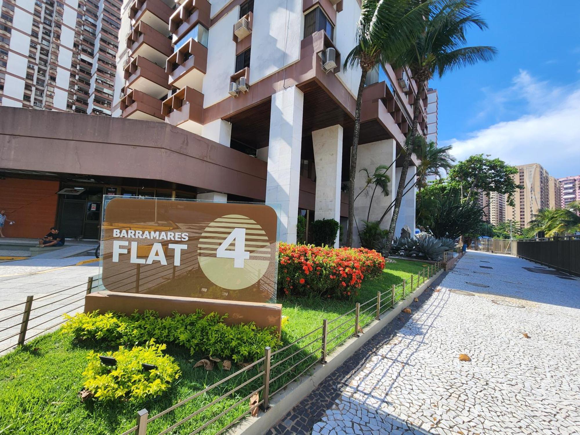 Apartamento Barramares Flat - Condominio Em Frente A Praia Da Barra Da Tijuca Rio de Janeiro Eksteriør bilde